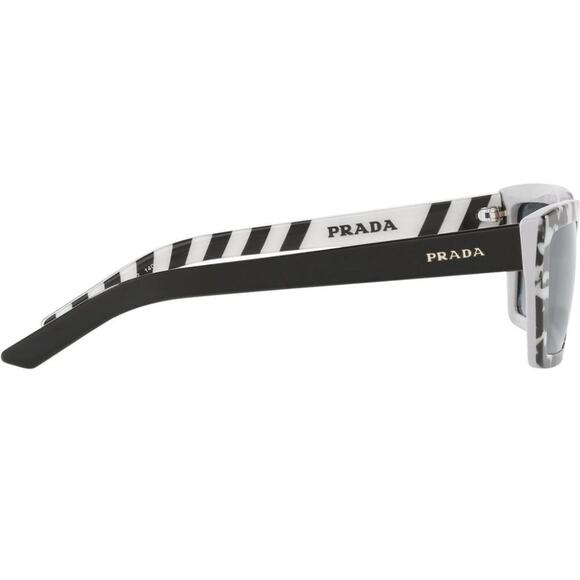 PRADA Black Grey Sunglasses NWT Model PR 04VS 57 - Picture 5 of 12